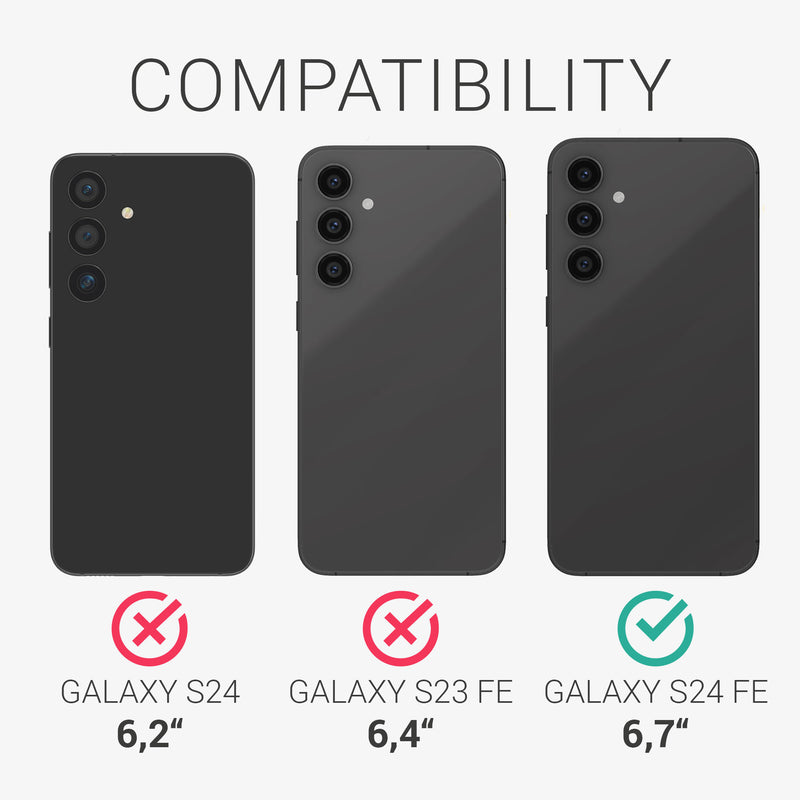 3x Matte Screen Protector compatible with Samsung Galaxy S24 FE