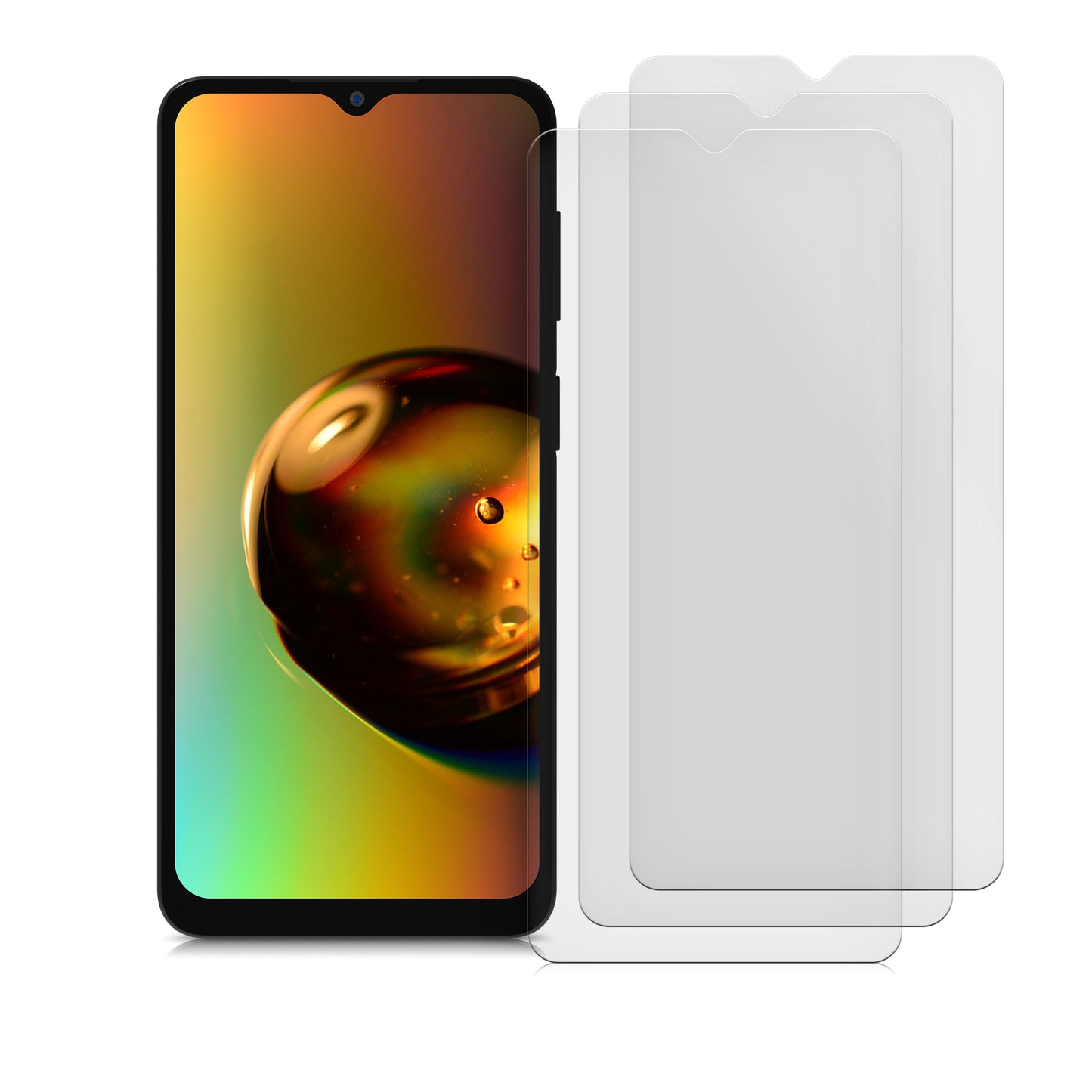 3x Matte Screen Protector compatible with Samsung Galaxy A12