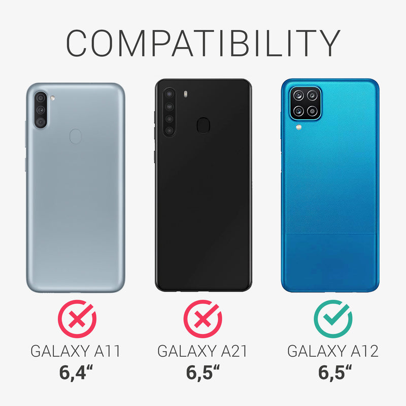 3x Matte Screen Protector compatible with Samsung Galaxy A12