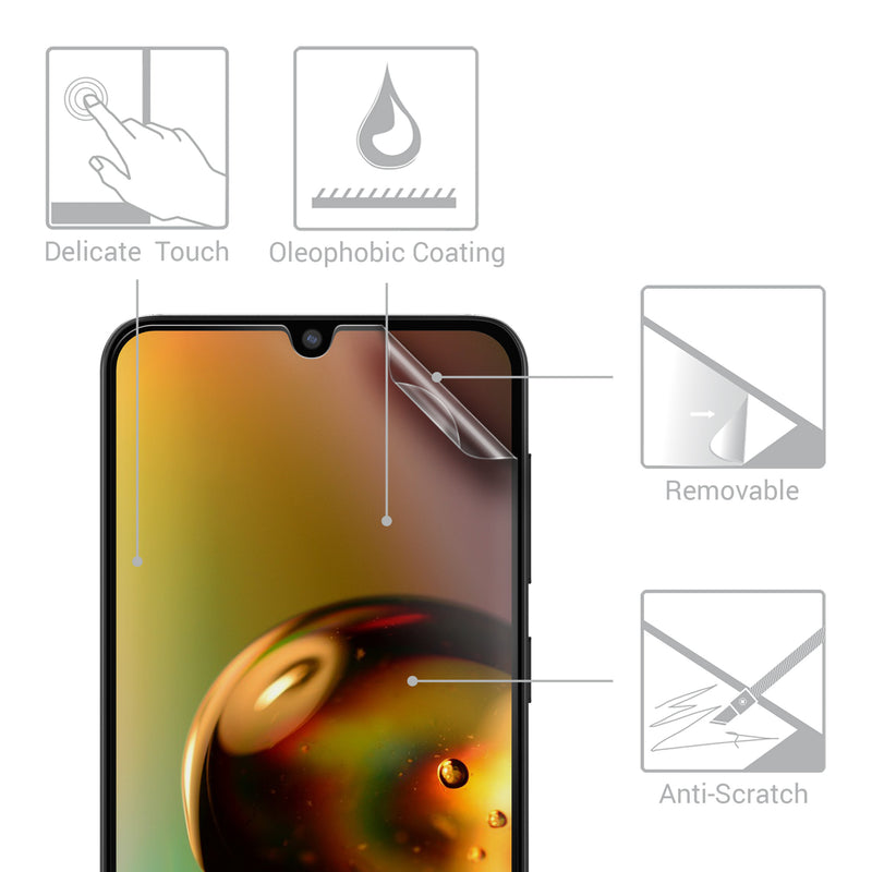 3x Matte Screen Protector compatible with Samsung Galaxy A50