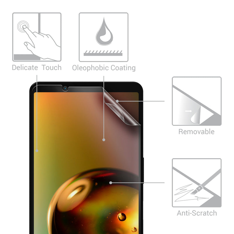 3x Matte Screen Protector compatible with Sony Xperia 1 VI