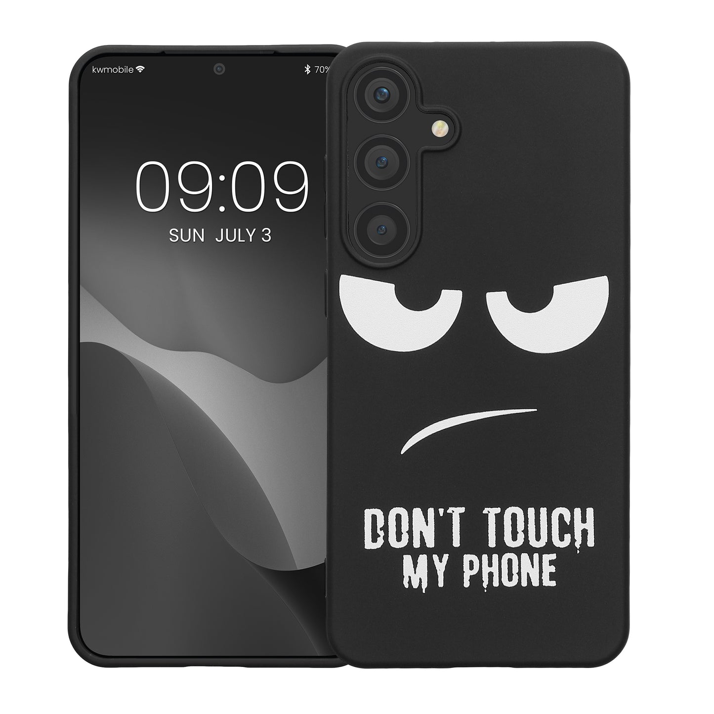 kwmobile Case Compatible with Samsung Galaxy S25 Plus - Silicone Phone Case
