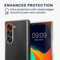 kwmobile Case compatible with Samsung Galaxy Z Fold6 - Foldable Phone Case with Frame - Robust Cover