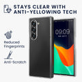 kwmobile Case compatible with Samsung Galaxy Z Fold6 - Foldable Phone Case with Frame - Robust Cover