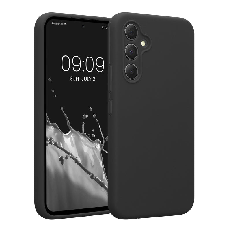 kwmobile Hülle kompatibel mit Samsung Galaxy A54 5G Hülle - A54 Case gummiert - Silikon Handyhülle - Schutzhülle Dunkelgrau Dunkelgrau  