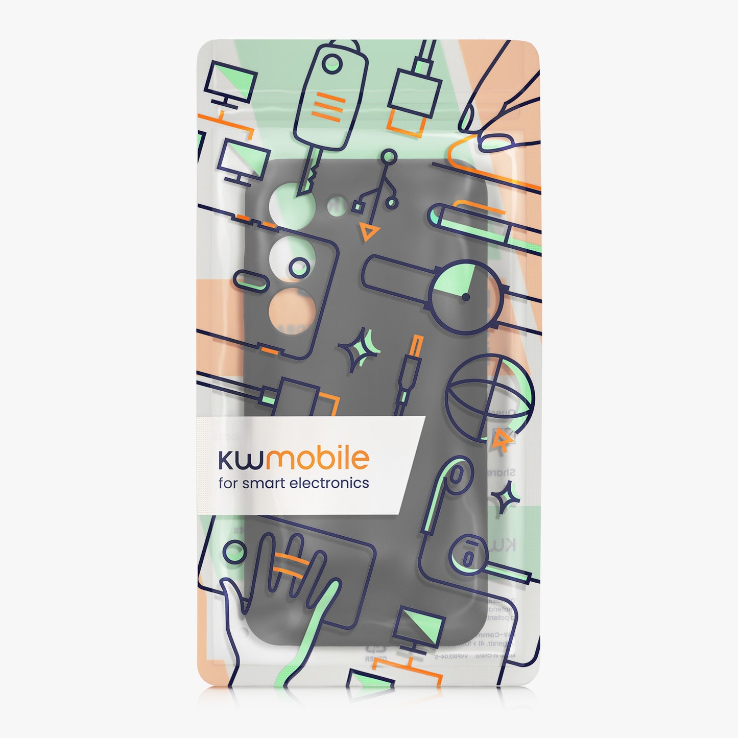 kwmobile Phone Case for Samsung Galaxy S23 - Rubberized Silicone Cover for Galaxy S23 - Protective Case