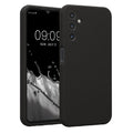 kwmobile Handyhülle kompatibel mit Samsung Galaxy A14 5G Hülle - gummierte Handy Case aus Silikon in Dunkelgrau Dunkelgrau  
