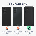kwmobile Case Compatible with Samsung Galaxy A55 5G - Phone Cover - Phone Case