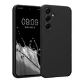 kwmobile Handyhülle kompatibel mit Samsung Galaxy A55 5G Hülle - gummierte Handy Case aus Silikon in Dunkelgrau Dunkelgrau  