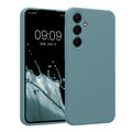 kwmobile Handyhülle kompatibel mit Samsung Galaxy A55 5G Hülle - gummierte Handy Case aus Silikon in Arctic Night Arctic Night  