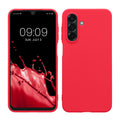 kwmobile Hülle kompatibel mit Samsung Galaxy A26 5G Hülle - weiches TPU Silikon Case - Cover geeignet für kabelloses Laden - Neon Pink Neon Pink  