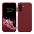 kwmobile Hülle kompatibel mit Samsung Galaxy A26 5G Hülle - weiches TPU Silikon Case - Cover geeignet für kabelloses Laden - Bordeaux Violett Bordeaux Violett  