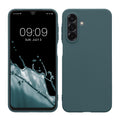 kwmobile Hülle kompatibel mit Samsung Galaxy A26 5G Hülle - weiches TPU Silikon Case - Cover geeignet für kabelloses Laden - Dunkler Schiefer Dunkler Schiefer  