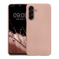 kwmobile Phone Case for Samsung Galaxy A26 5G - Metallic Shimmering Silicone Case - Protective Cover