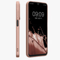 kwmobile Phone Case for Samsung Galaxy A26 5G - Metallic Shimmering Silicone Case - Protective Cover