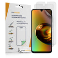 kwmobile 3x Folie matt kompatibel mit Samsung Galaxy A26 5G - Displayschutzfolie Schutzfolie - Displayschutz Displayfolie entspiegelt Matt Transparent  