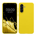 kwmobile Hülle kompatibel mit Samsung Galaxy A36 5G Hülle - weiches TPU Silikon Case - Cover geeignet für kabelloses Laden - Strahlend Gelb Strahlend Gelb  