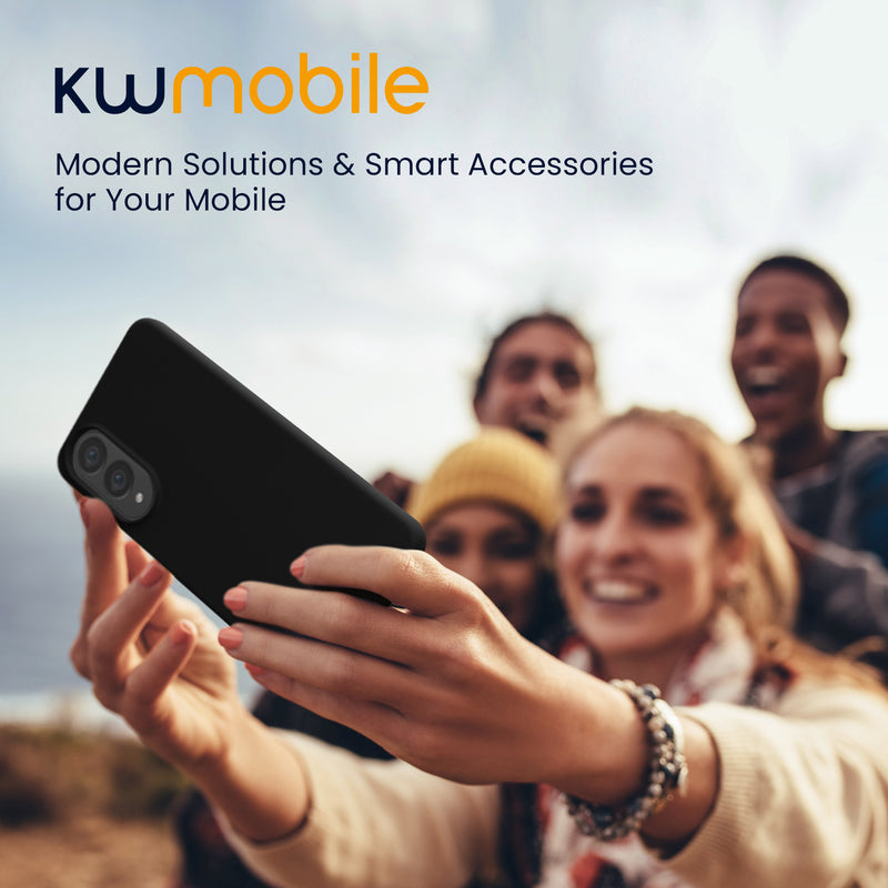 kwmobile Phone Case for Samsung Galaxy S25 Edge - Silicone Case - Wireless Charging - Protective Cover