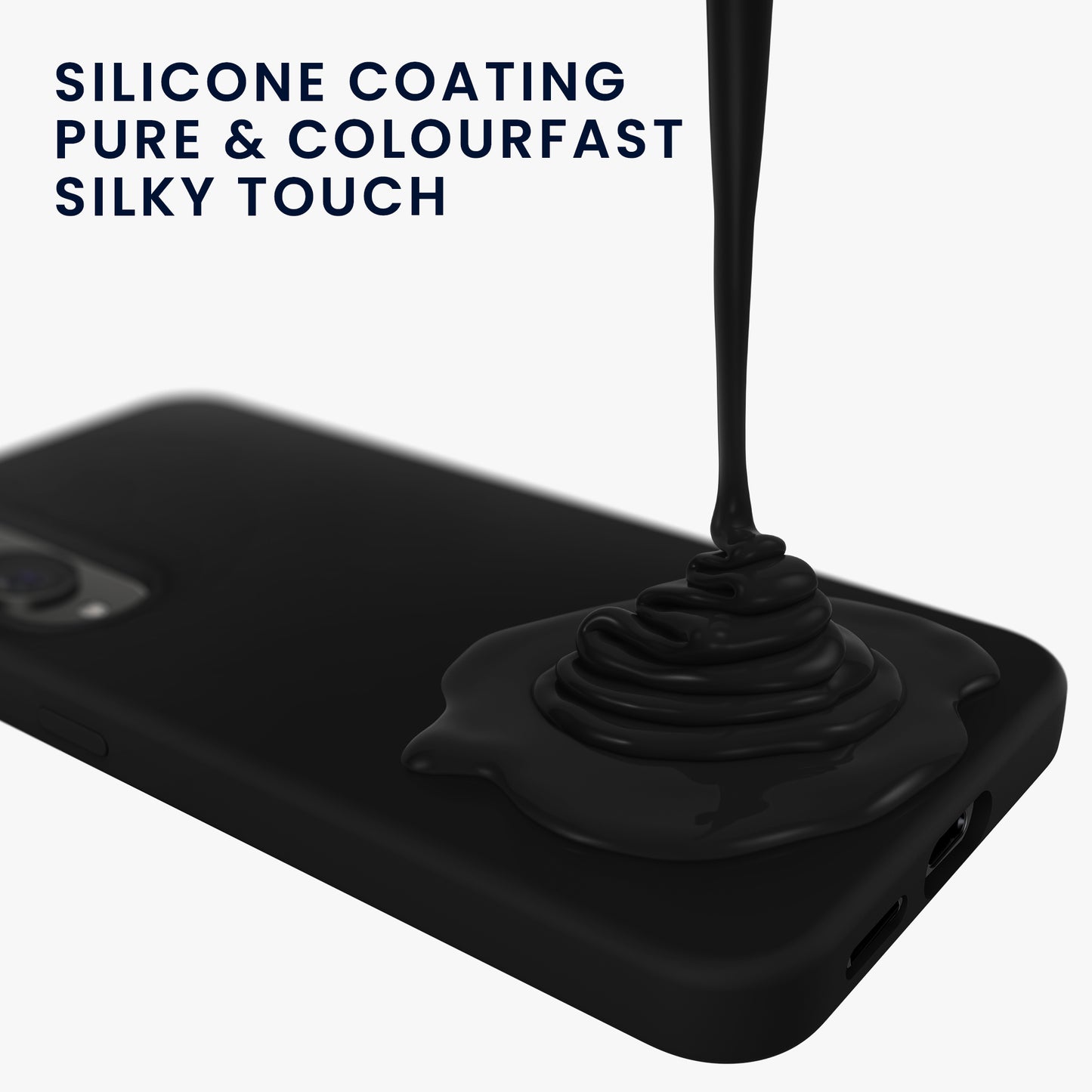 kwmobile Phone Case for Samsung Galaxy S25 Edge - Silicone Case - Wireless Charging - Protective Cover