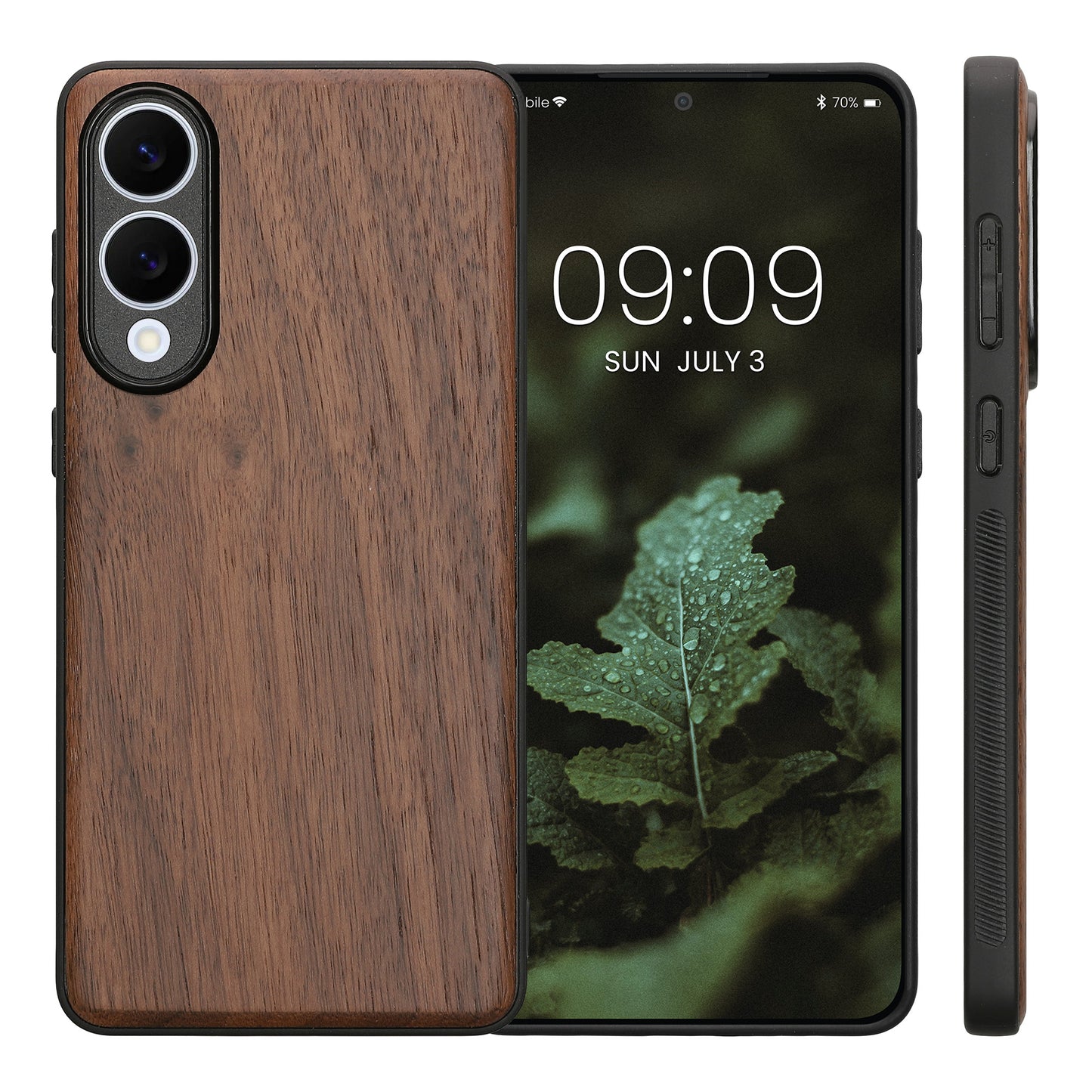kwmobile Case Compatible with Samsung Galaxy S25 Edge Case - Shockproof Phone Cover - TPU Phone Case