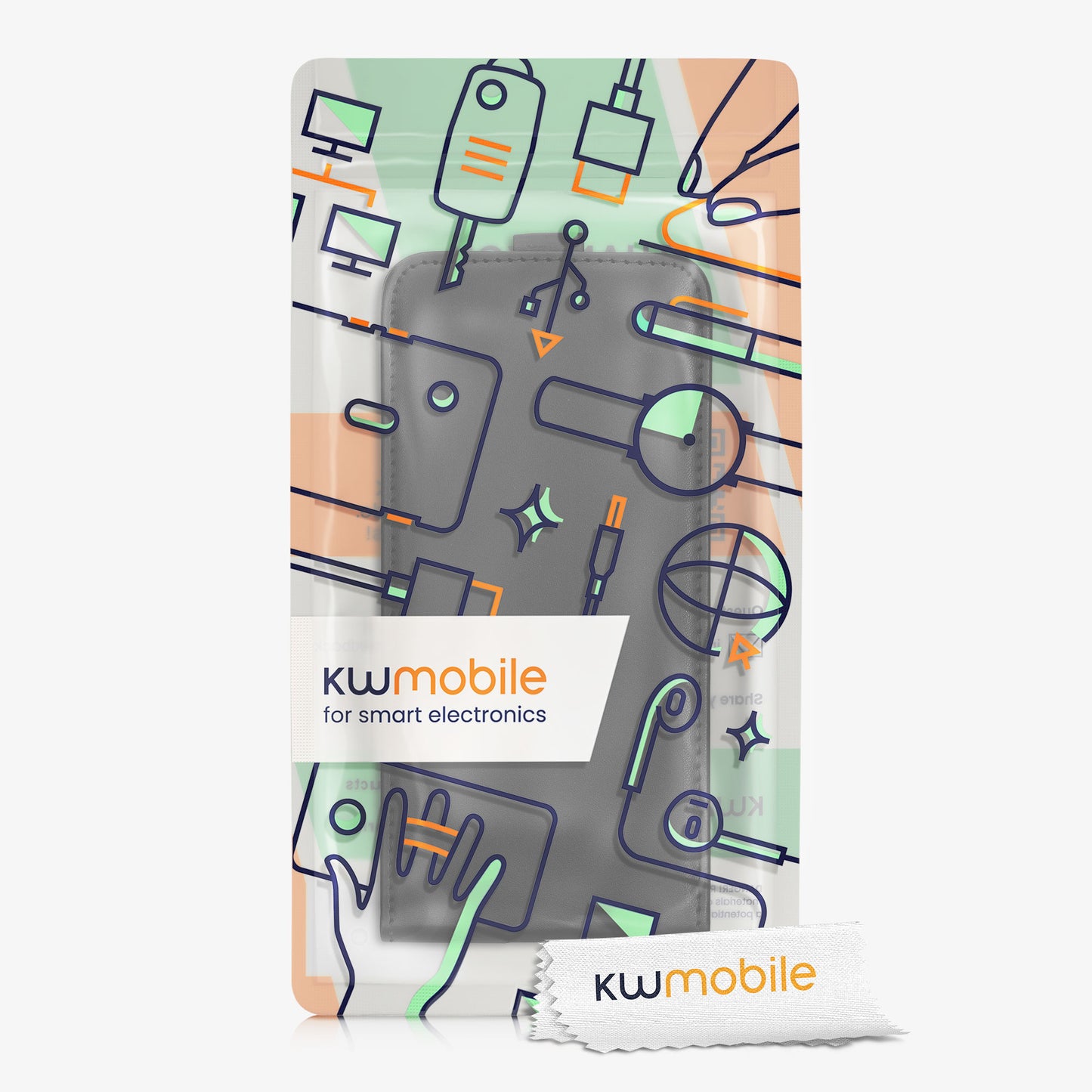 kwmobile Protective Case Compatible with Samsung Galaxy S25 Edge - Flip Case Phone Cover