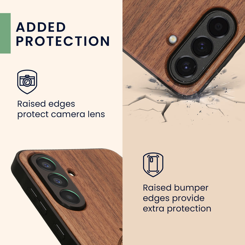 kwmobile Case Compatible with Samsung Galaxy A56 5G Phone Cover TPU Phone Case Compass Vintage