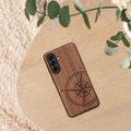 kwmobile Case Compatible with Samsung Galaxy A56 5G Phone Cover TPU Phone Case Compass Vintage