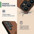 kwmobile Case Compatible with Samsung Galaxy S25 Ultra Cover - Mobile Phone Cover - TPU Phone Case Compass Vintage
