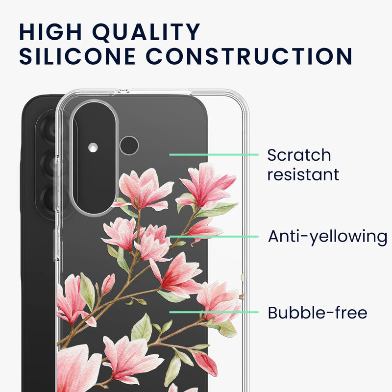kwmobile Case compatible with Samsung Galaxy A56 5G - Silicone transparent cover