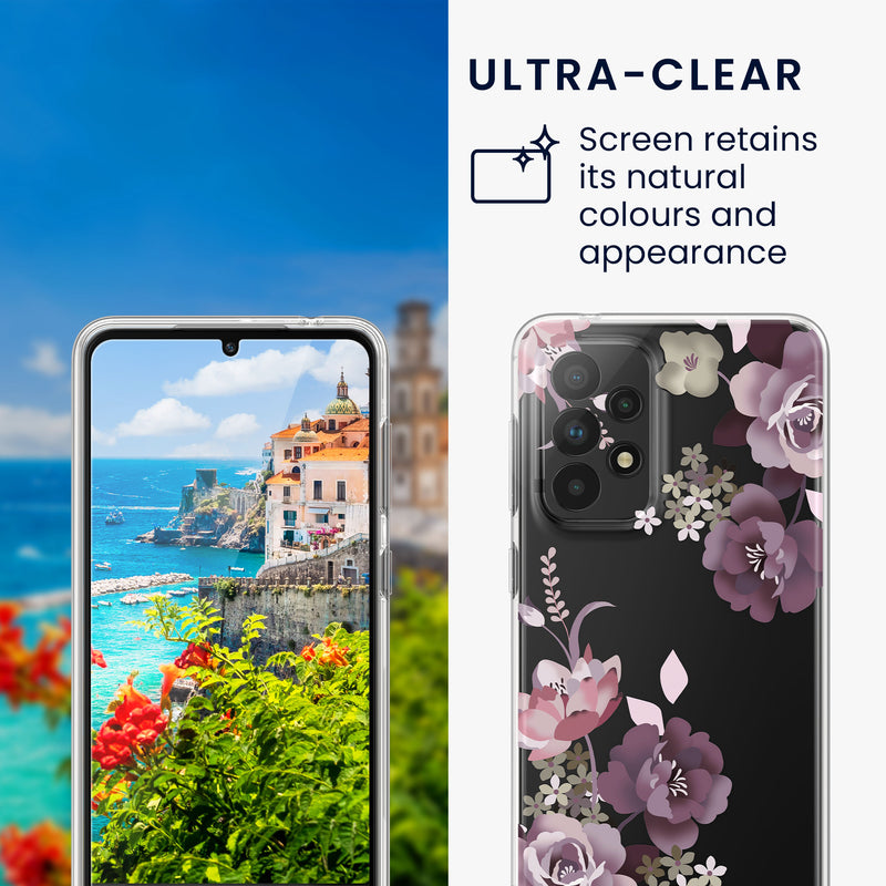 kwmobile Case Compatible with Samsung Galaxy A33 5G Phone Case with Glass Screen Protector