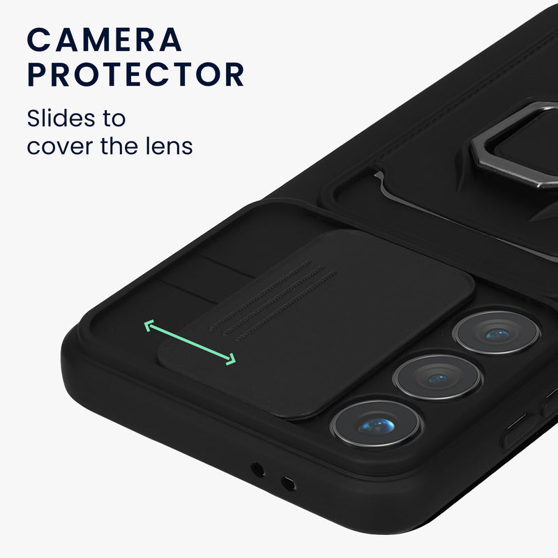 kwmobile Phone Case Compatible with Samsung Galaxy S24 FE Soft Case with Camera Protection Card Slot