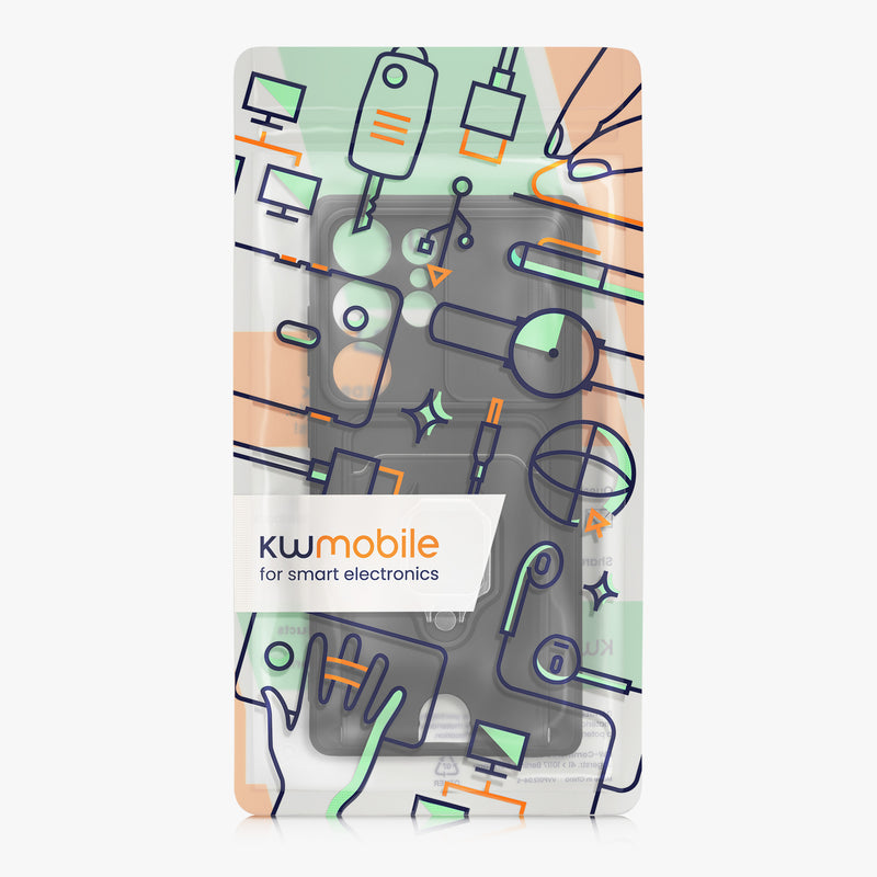 kwmobile Phone Case Compatible with Samsung Galaxy S25 Ultra - Soft Case with Camera Protection - Card Slot