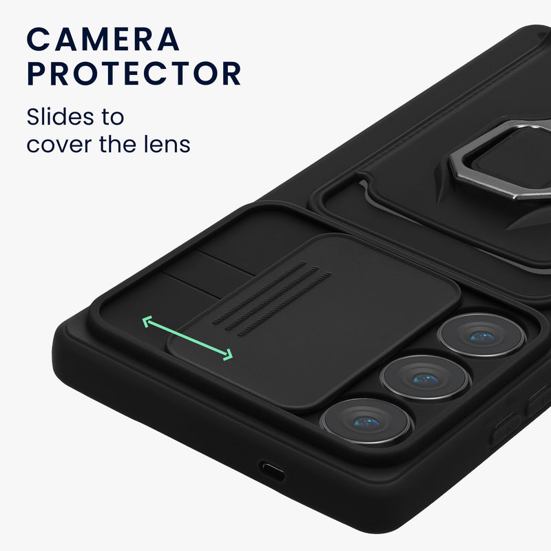 kwmobile Phone Case Compatible with Samsung Galaxy S25 Ultra - Soft Case with Camera Protection - Card Slot