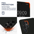 kwmobile Phone Case for Samsung Galaxy S25 Ultra Case Finger Holder and Stand Protective Cover