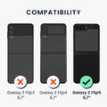 kwmobile Crystal Case compatible with Samsung Galaxy Z Flip5