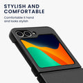 kwmobile Flip Hard Case Compatible with Samsung Galaxy Z Flip6 - Case for Foldable Phone - Phone Cover