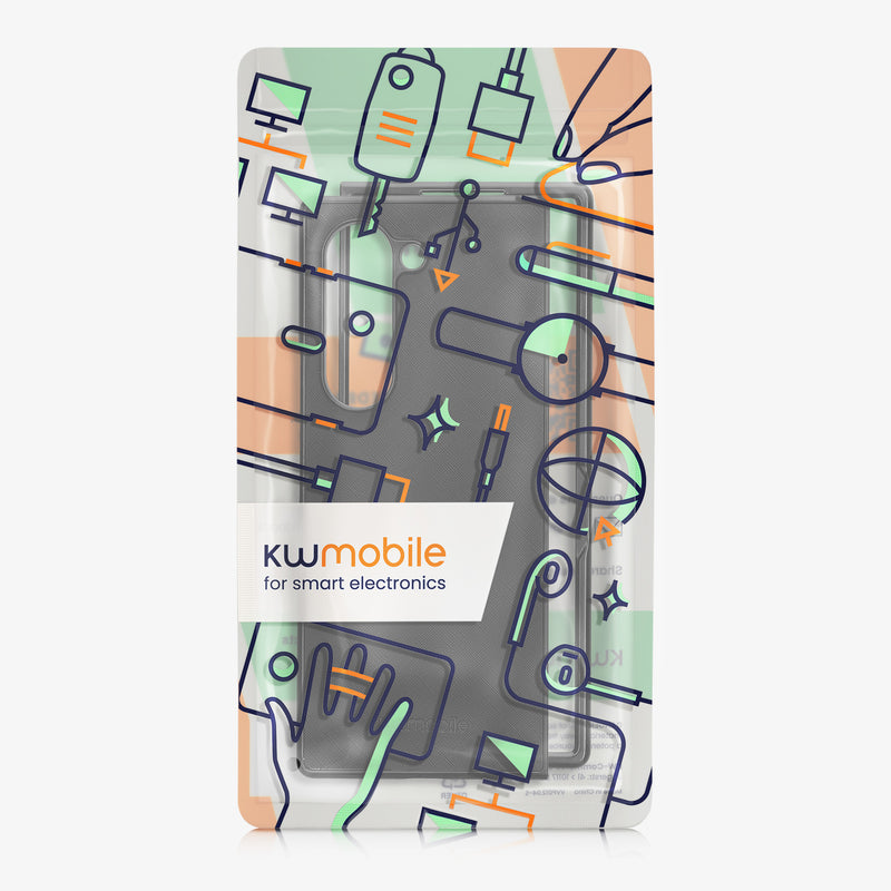 kwmobile Flip Hard Case Compatible with Samsung Galaxy Z Fold6 - Cover for Foldable Phone - Phone Case