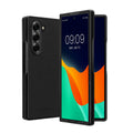 kwmobile Flip Hardcase kompatibel mit Samsung Galaxy Z Fold6 - Hülle für Foldable Handy - Handyhülle in Schwarz Schwarz  