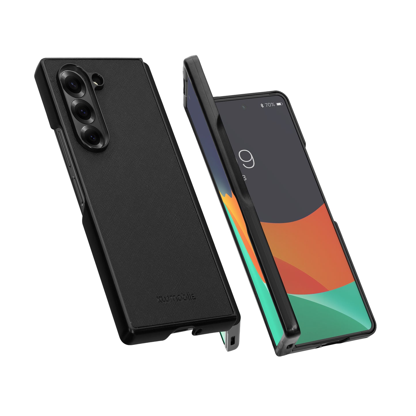 kwmobile Flip Hard Case Compatible with Samsung Galaxy Z Fold6 - Cover for Foldable Phone - Phone Case