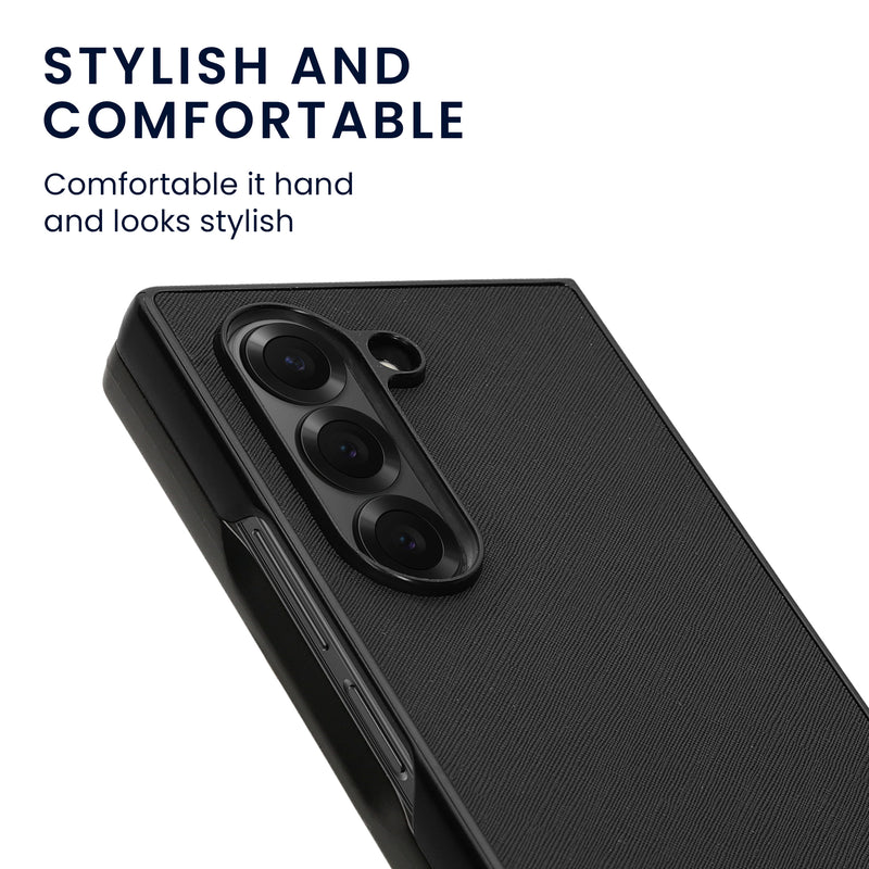 kwmobile Flip Hard Case Compatible with Samsung Galaxy Z Fold6 - Cover for Foldable Phone - Phone Case