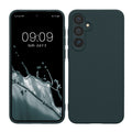 kwmobile Handyhülle kompatibel mit Samsung Galaxy A55 5G Hülle - Handy Case aus weichem Silikon in Dunkler Schiefer Dunkler Schiefer  