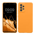 kwmobile Handyhülle kompatibel mit Samsung Galaxy A53 5G Hülle - Handy Case aus weichem Silikon in Fruity Orange Fruity Orange  