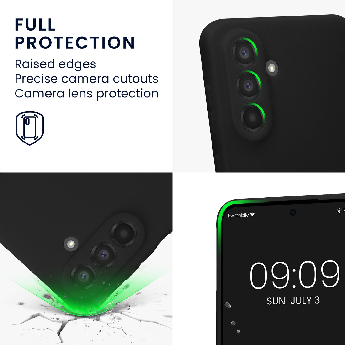 kwmobile Phone Case for Samsung Galaxy A56 5G - Soft Silicone Case - Protective Cover