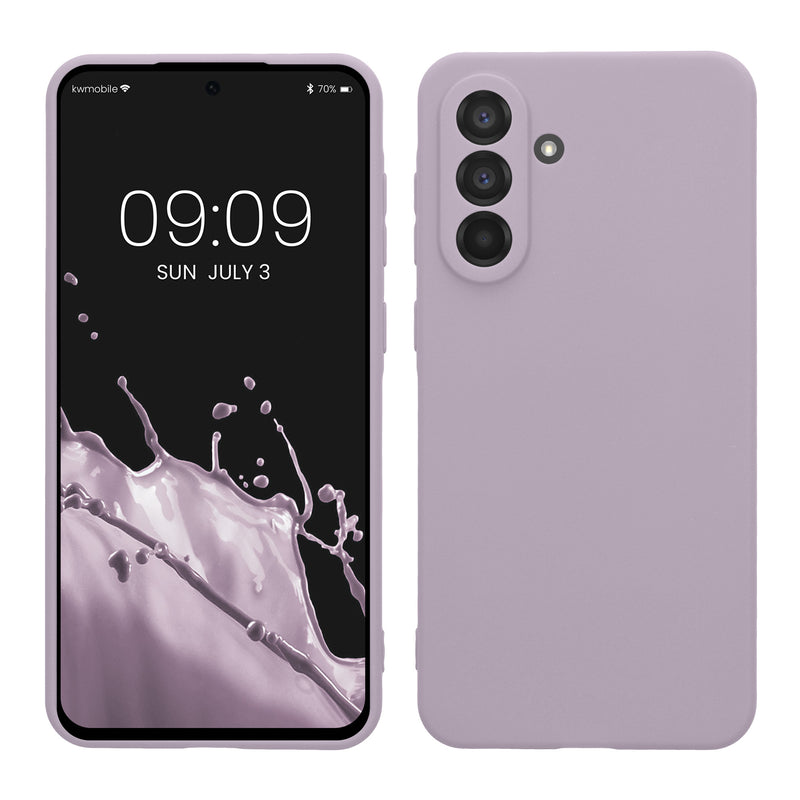 kwmobile Handyhülle kompatibel mit Samsung Galaxy A56 5G Hülle - Handy Case aus weichem Silikon in Lavendel Lavendel  