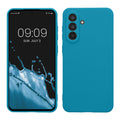 kwmobile Handyhülle kompatibel mit Samsung Galaxy A56 5G Hülle - Handy Case aus weichem Silikon in Karibikblau Karibikblau  