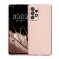 kwmobile Phone Case for Samsung Galaxy A53 5G - soft silicone case with metallic shimmer - protective cover