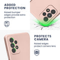 kwmobile Phone Case for Samsung Galaxy A53 5G - soft silicone case with metallic shimmer - protective cover