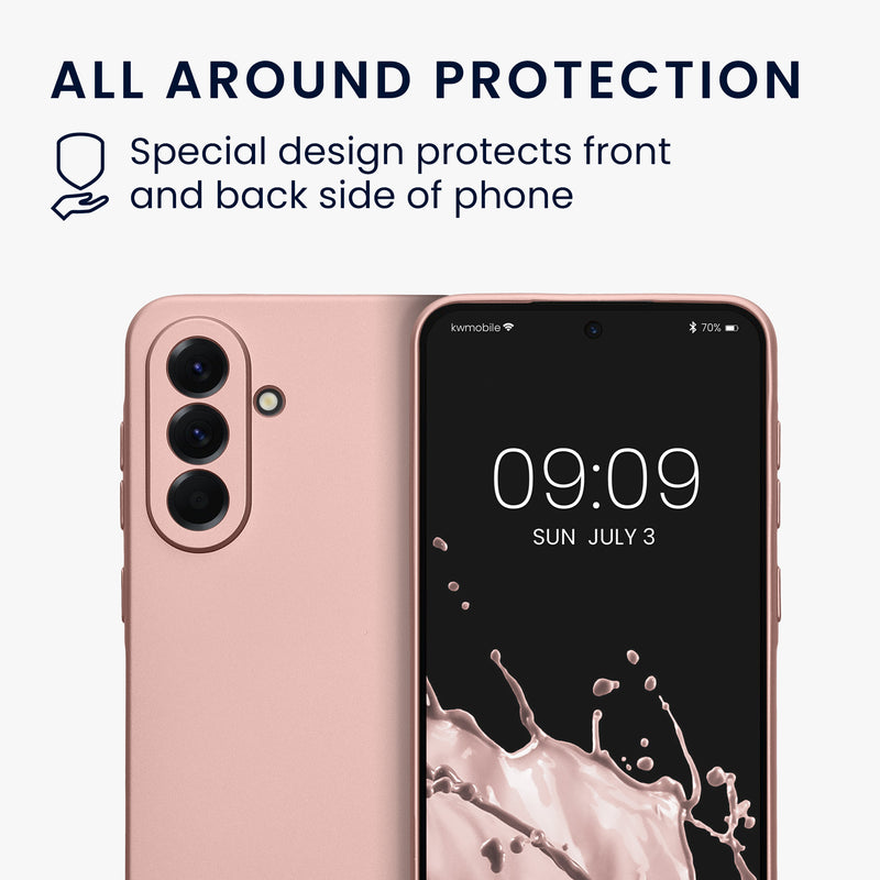 kwmobile Phone Case for Samsung Galaxy A56 5G - Soft Silicone Case Protective Cover