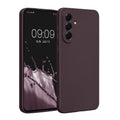 kwmobile Handyhülle kompatibel mit Samsung Galaxy A56 5G Hülle - weiche Silikon Case metallisch schimmernd in Metallic Brombeere Metallic Brombeere  