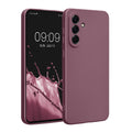 kwmobile Handyhülle kompatibel mit Samsung Galaxy A56 5G Hülle - weiche Silikon Case metallisch schimmernd in Metallic Lavendel Metallic Lavendel  